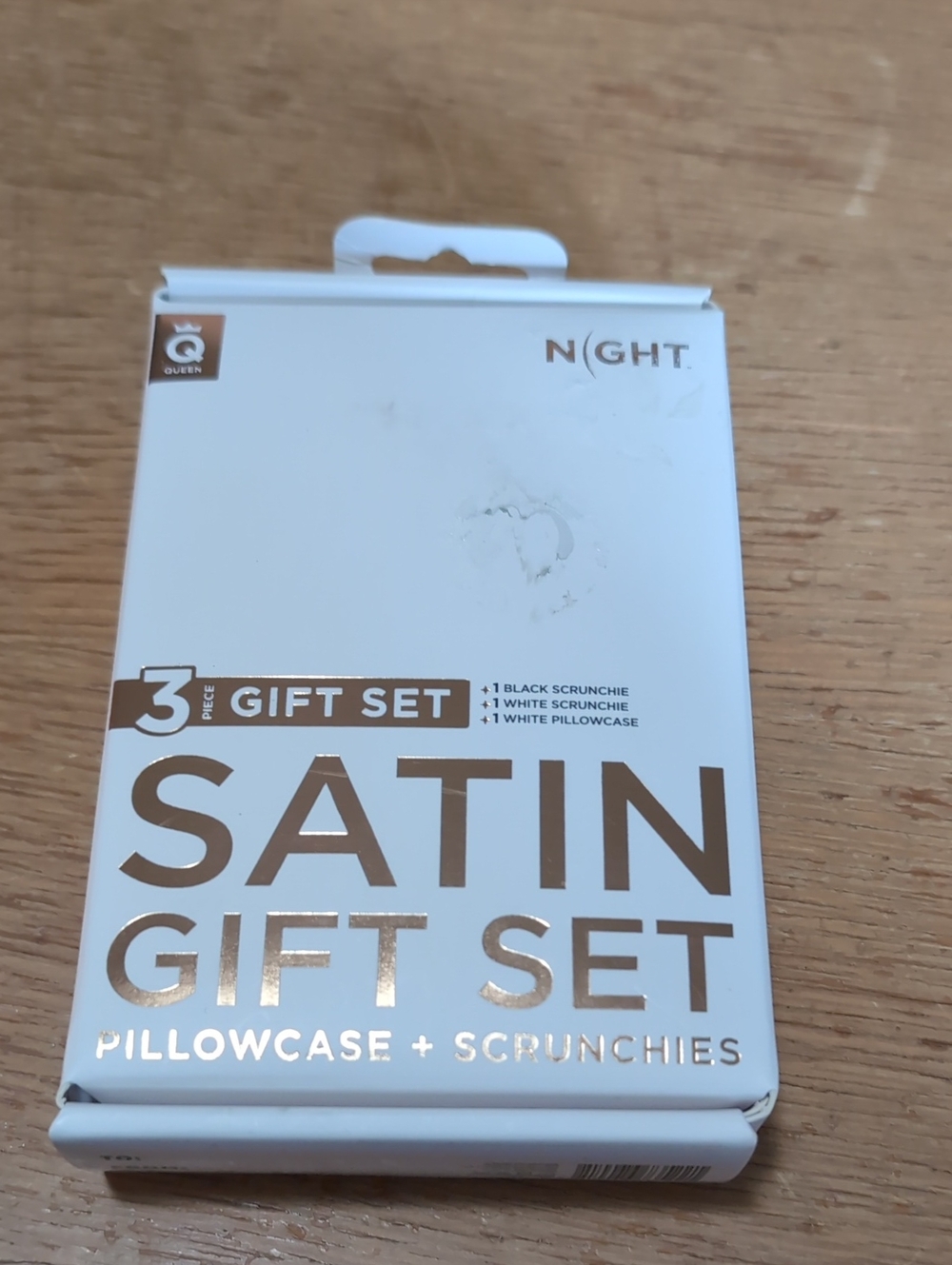 Satin Pillowcase & Scrunchie Gift Set - White